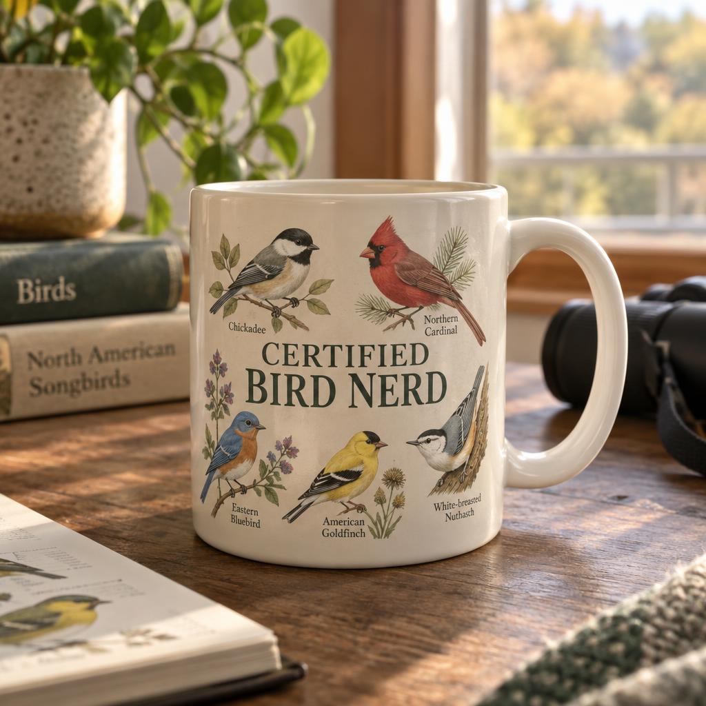 Certified Bird Nerd Mug