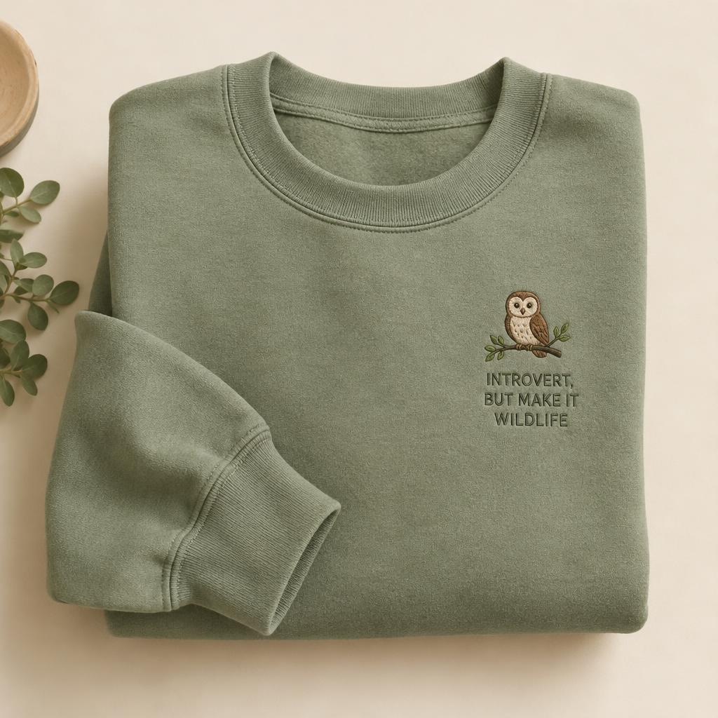 Introvert, But Make It Wildlife Sweatshirt