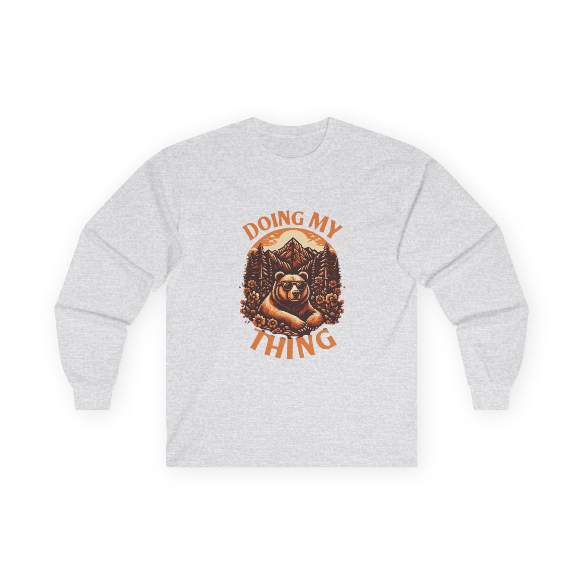 Doing My Thing Grizzly Long Sleeve Tee
