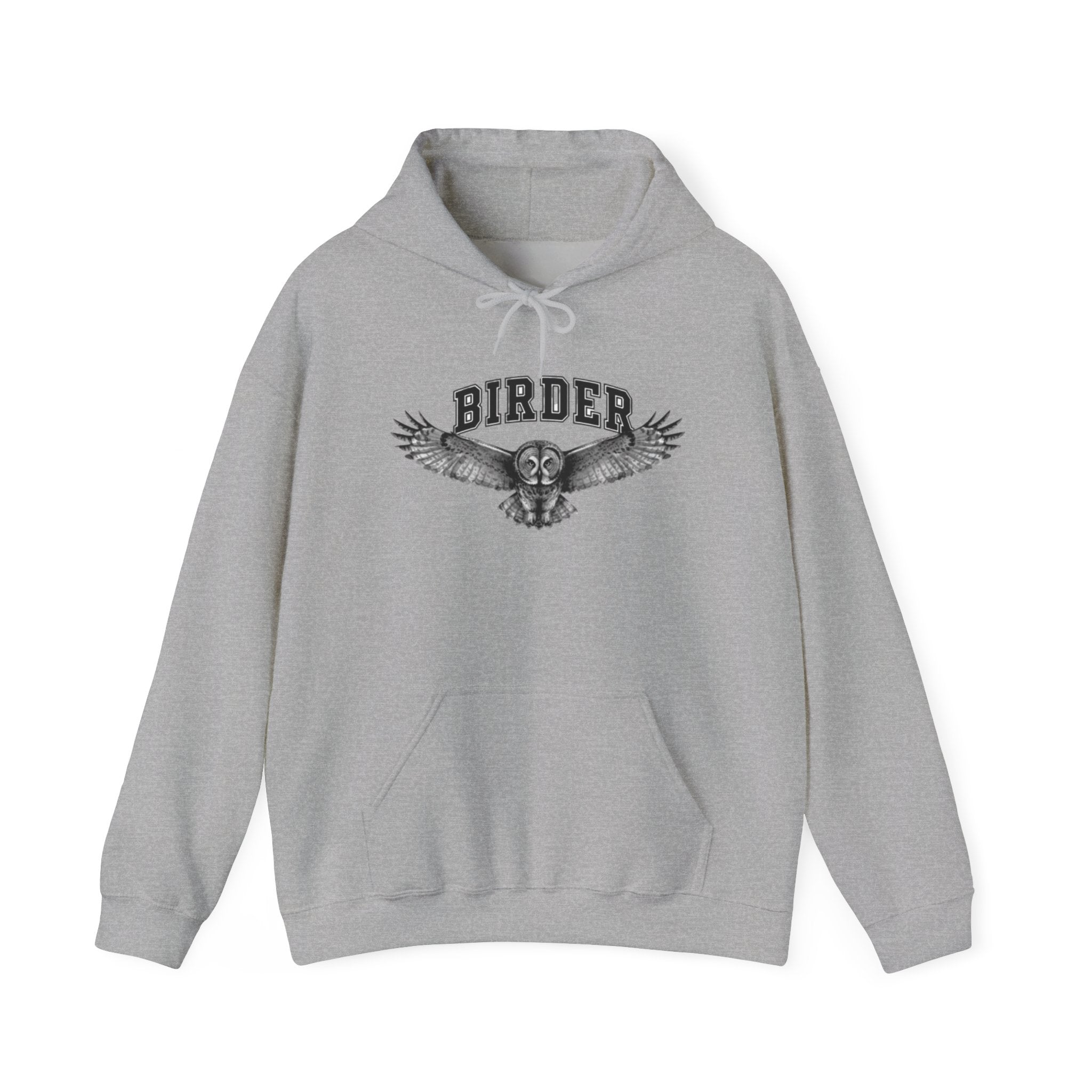 Birder Hoodie (Great Grey Owl)