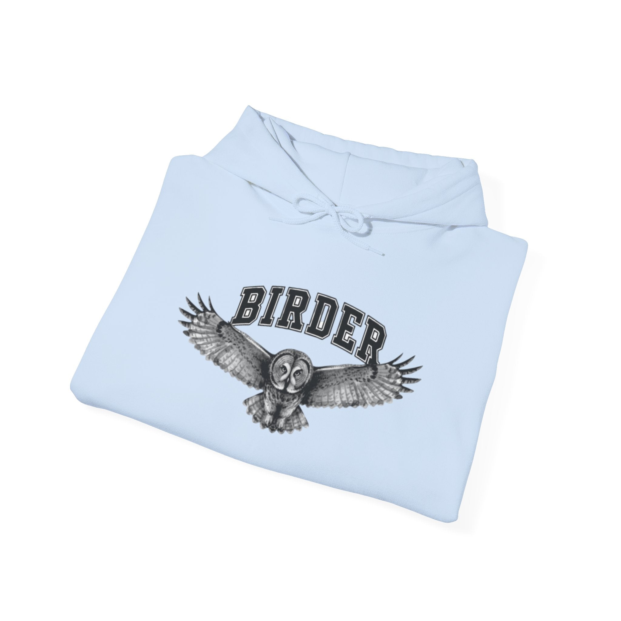 Birder Hoodie (Great Grey Owl)