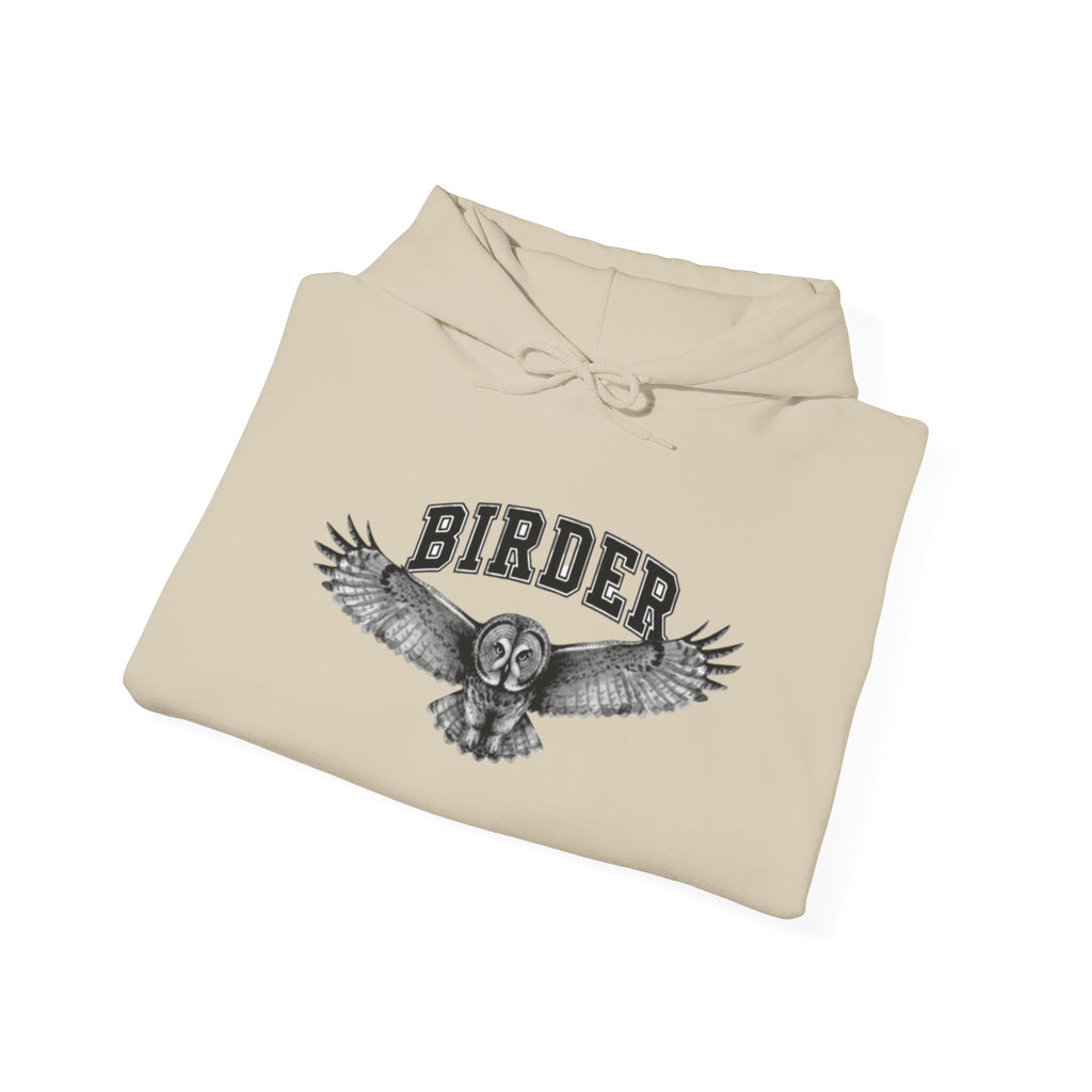 Birder Hoodie (Great Grey Owl)