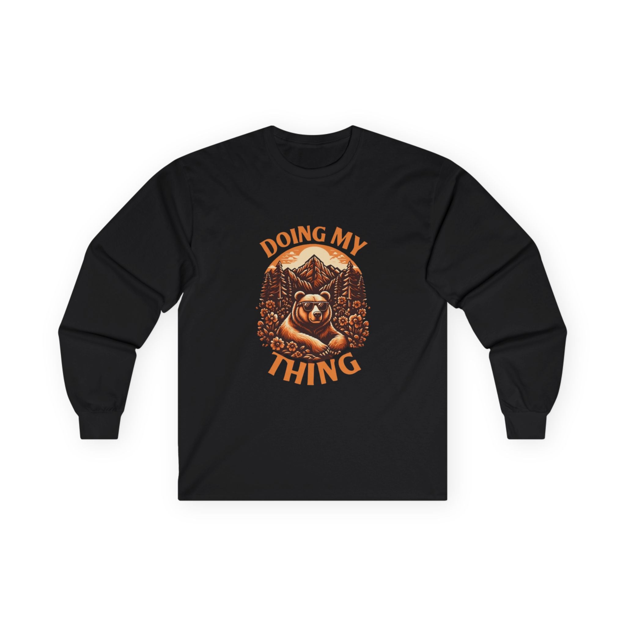 Doing My Thing Grizzly Long Sleeve Tee