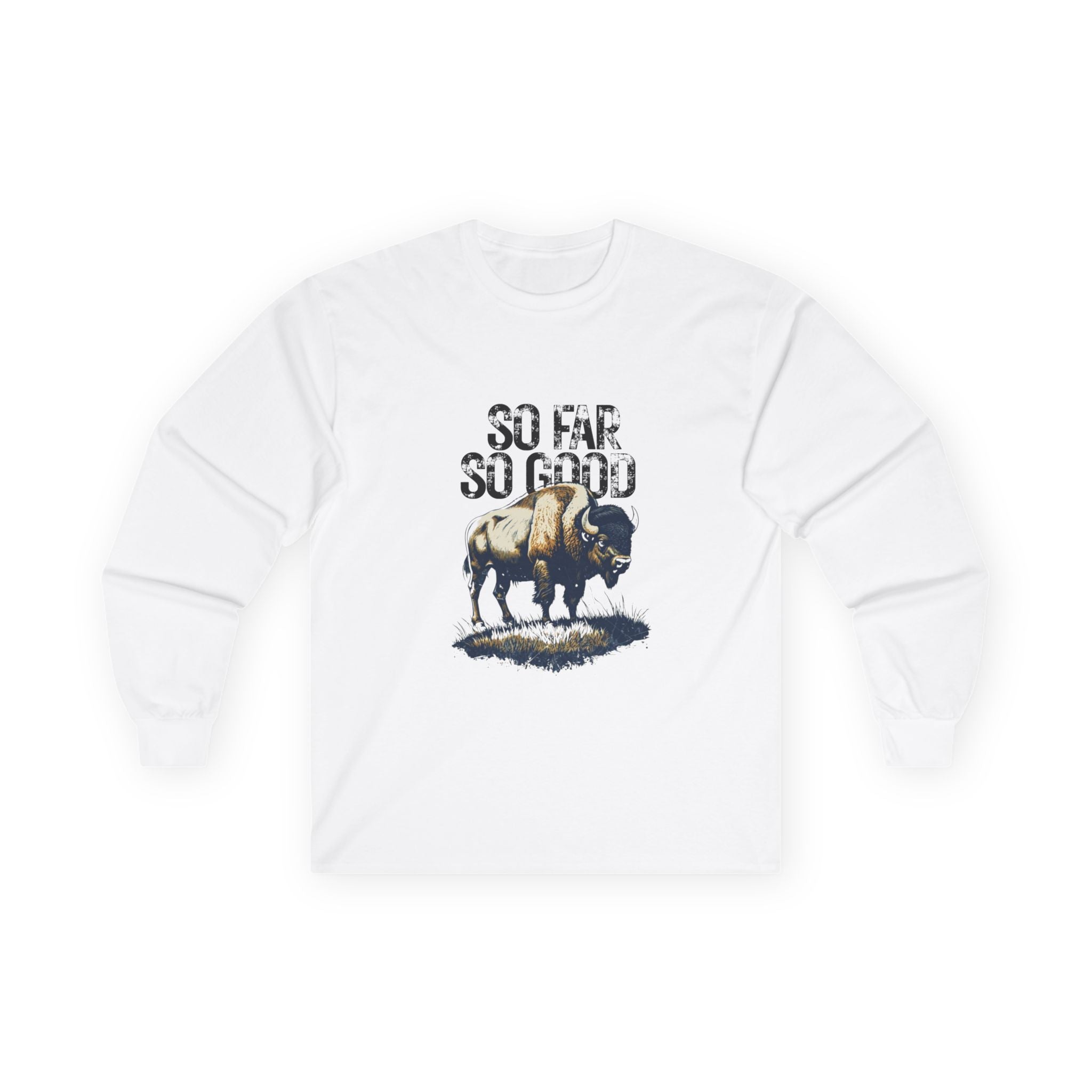So Far So Good Bison Long Sleeve Tee