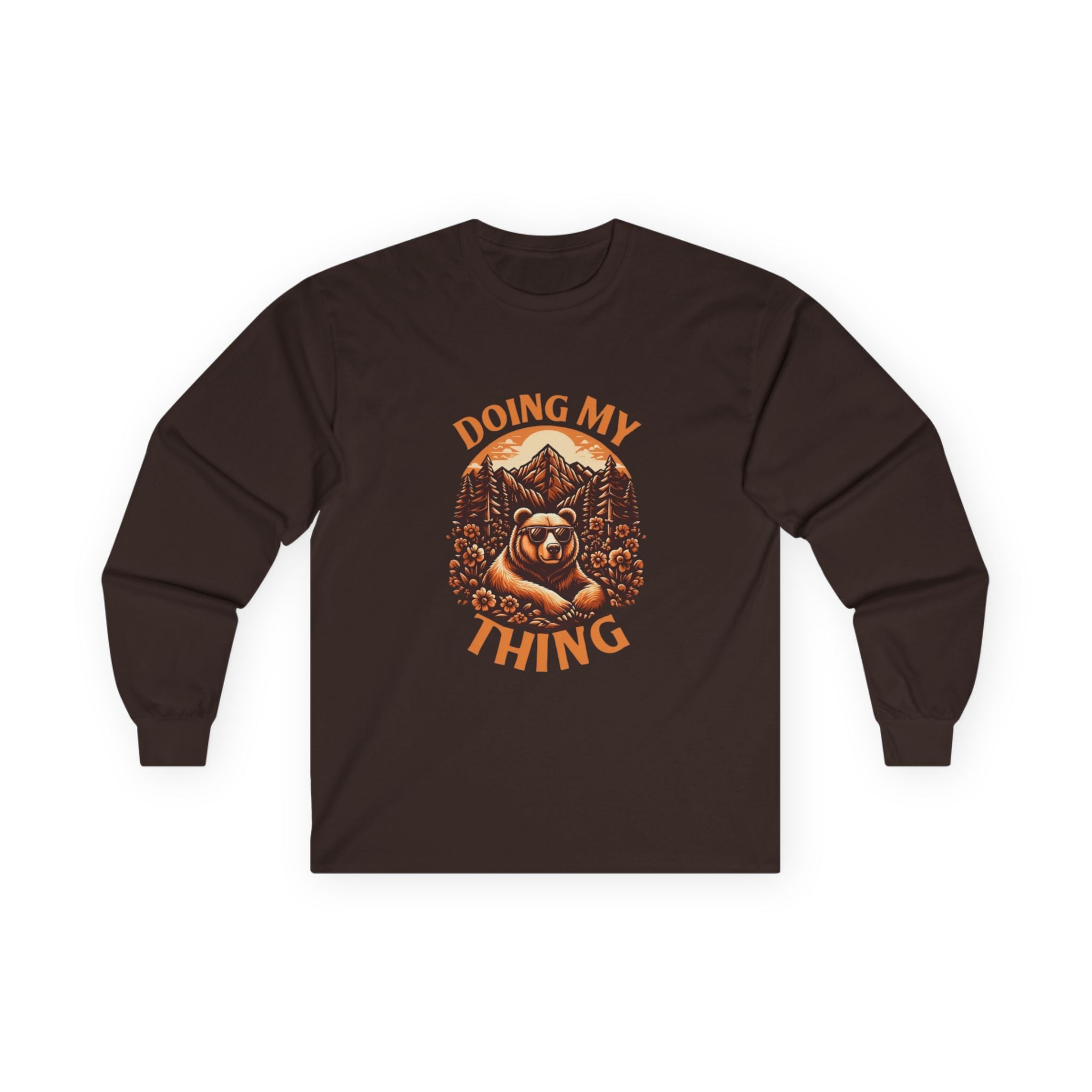 Doing My Thing Grizzly Long Sleeve Tee