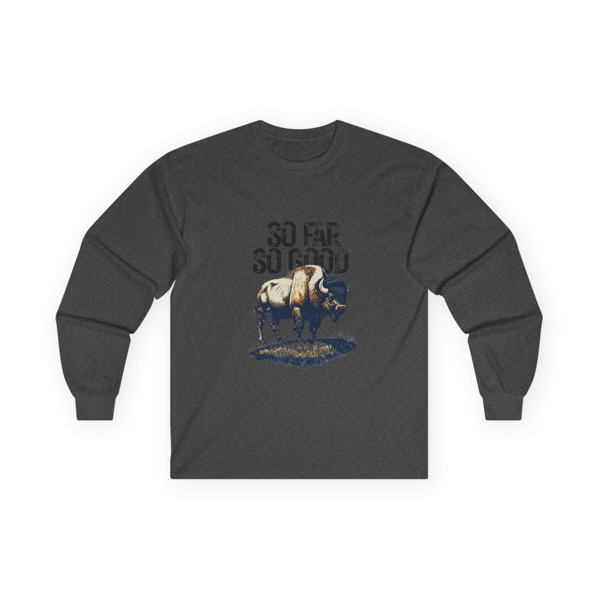 So Far So Good Bison Long Sleeve Tee