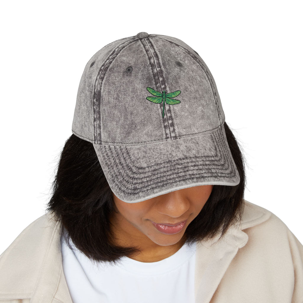 Dragonfly Embroidered Cap