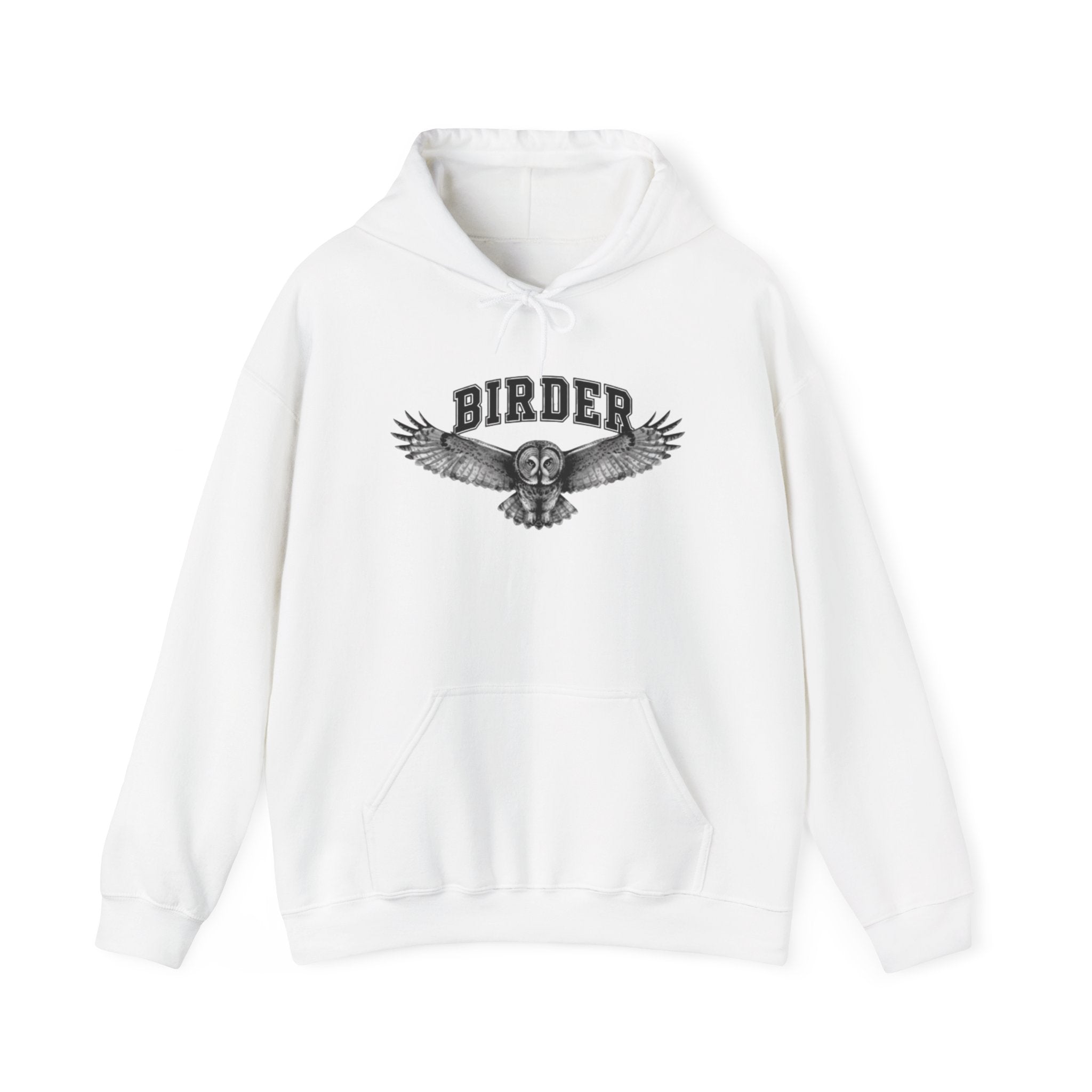 Birder Hoodie (Great Grey Owl)