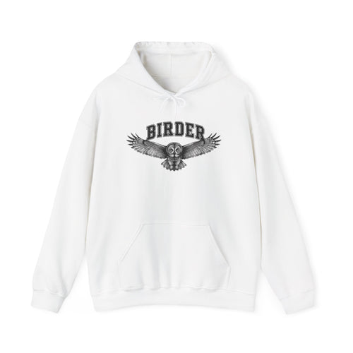 Birder Hoodie (Great Grey Owl)
