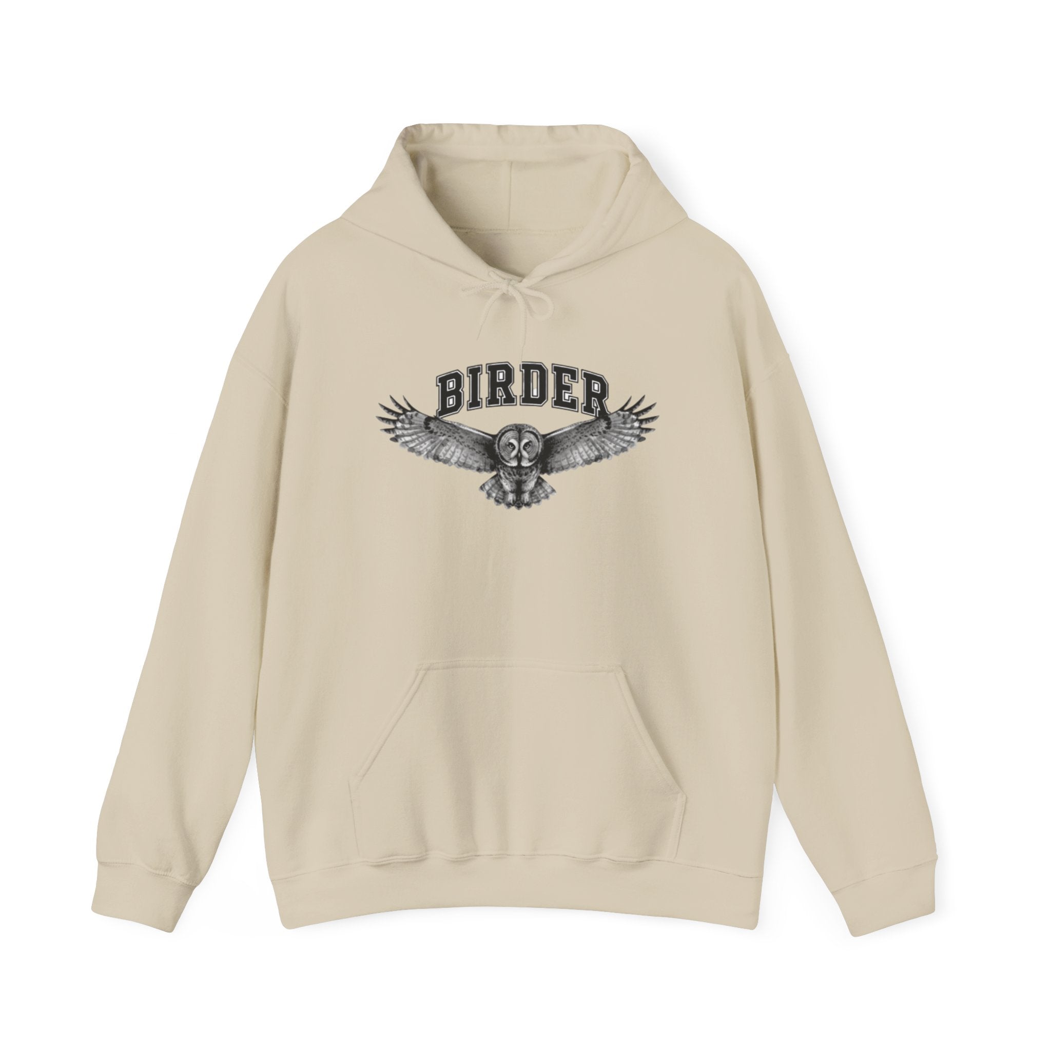 Birder Hoodie (Great Grey Owl)