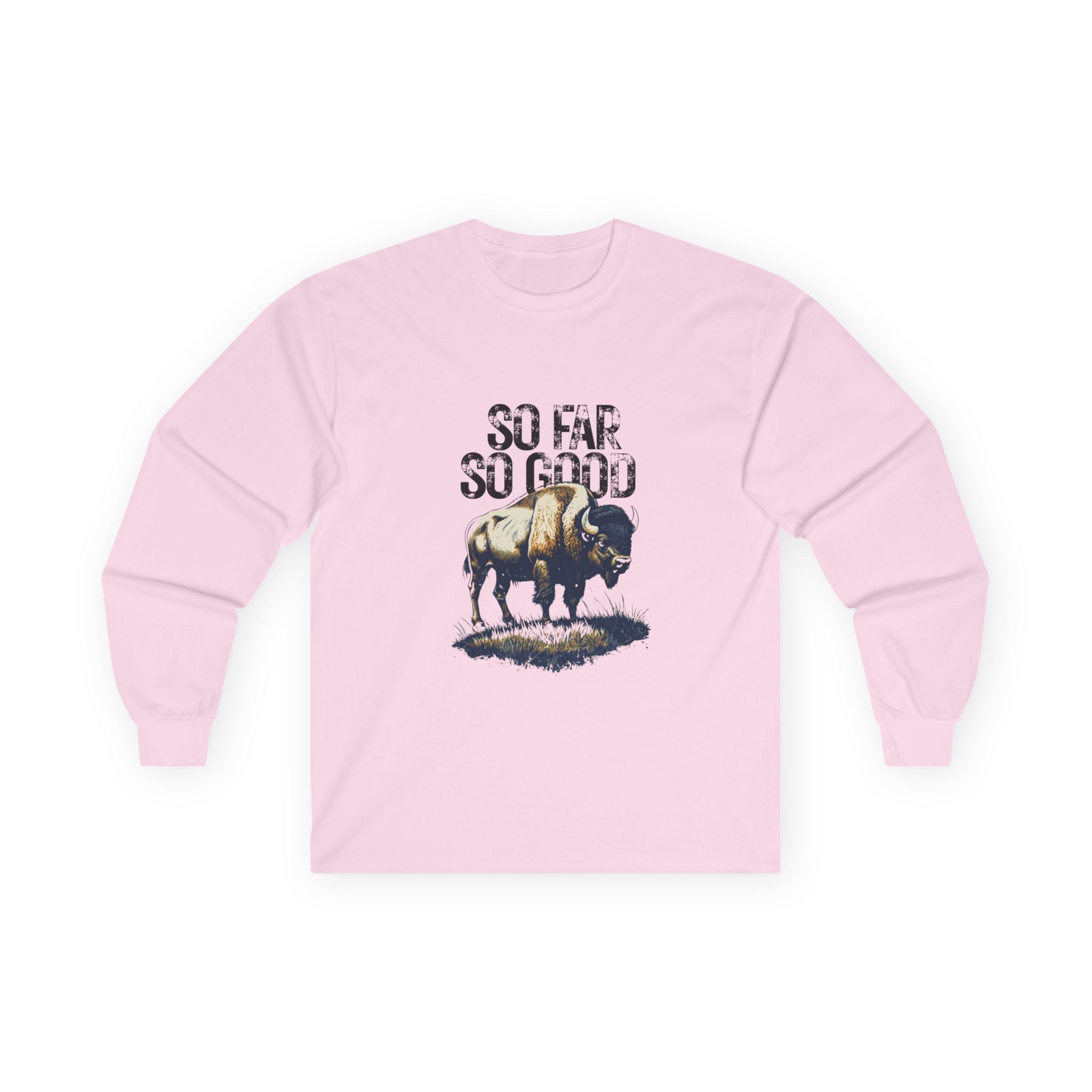 So Far So Good Bison Long Sleeve Tee