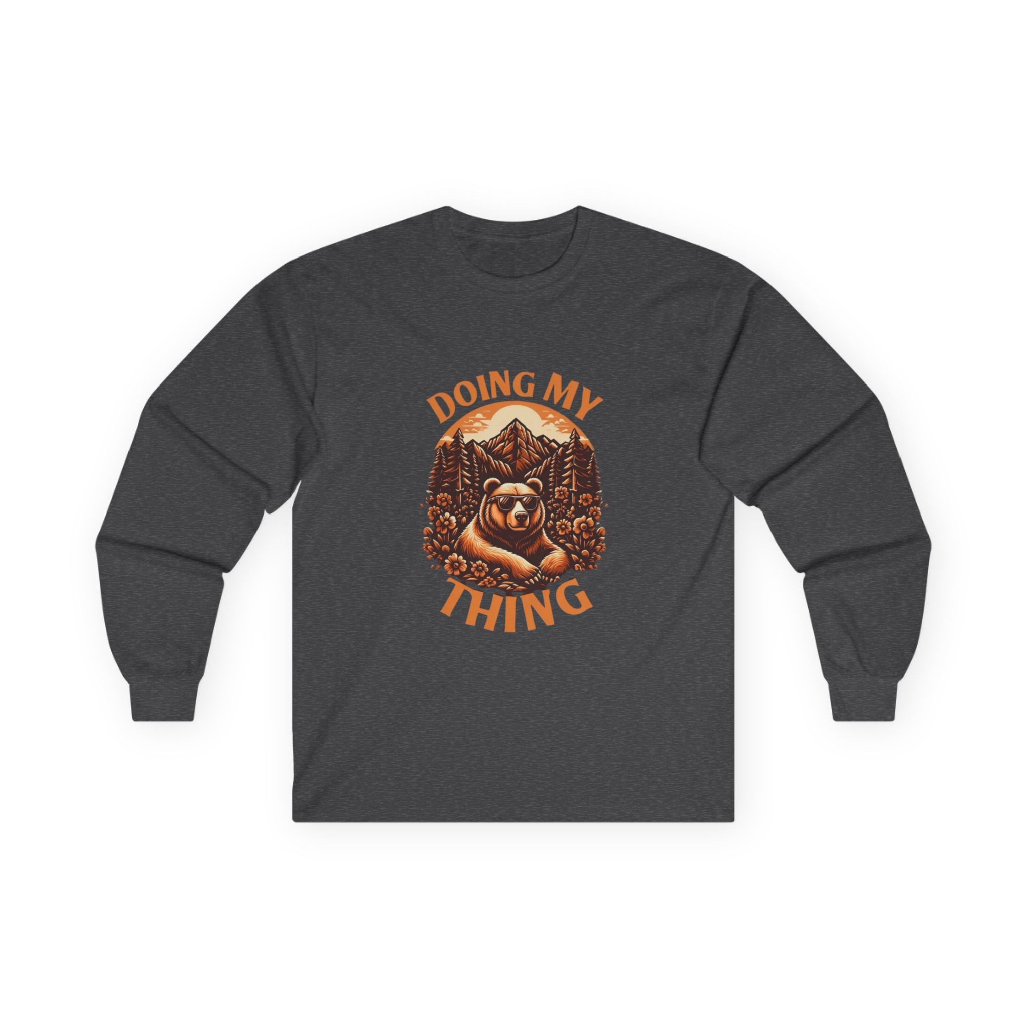Doing My Thing Grizzly Long Sleeve Tee