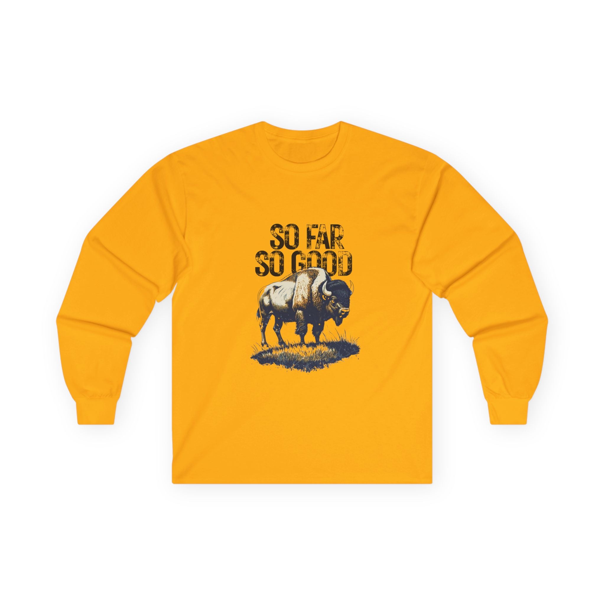 So Far So Good Bison Long Sleeve Tee