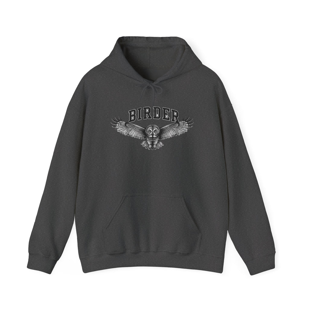 Birder Hoodie (Great Grey Owl)