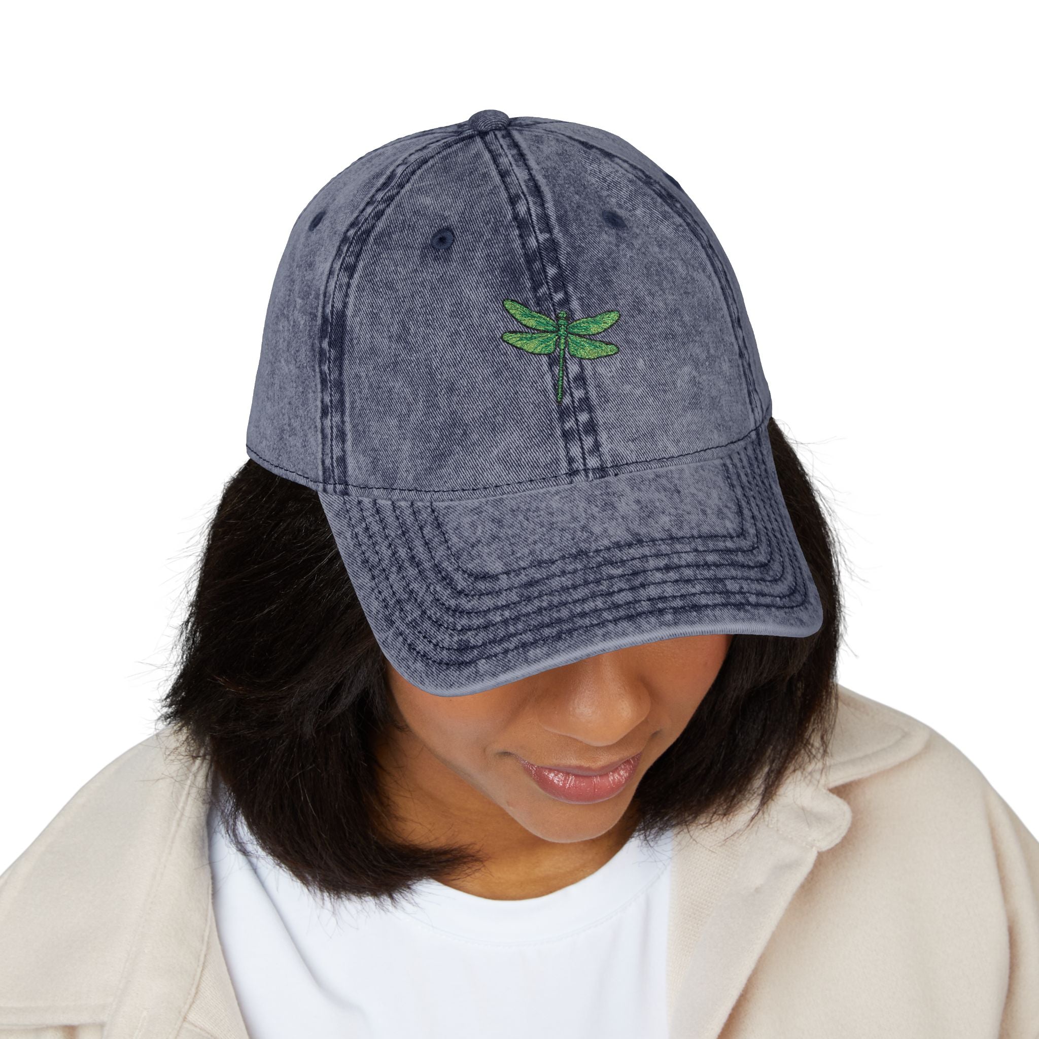 Dragonfly Embroidered Cap