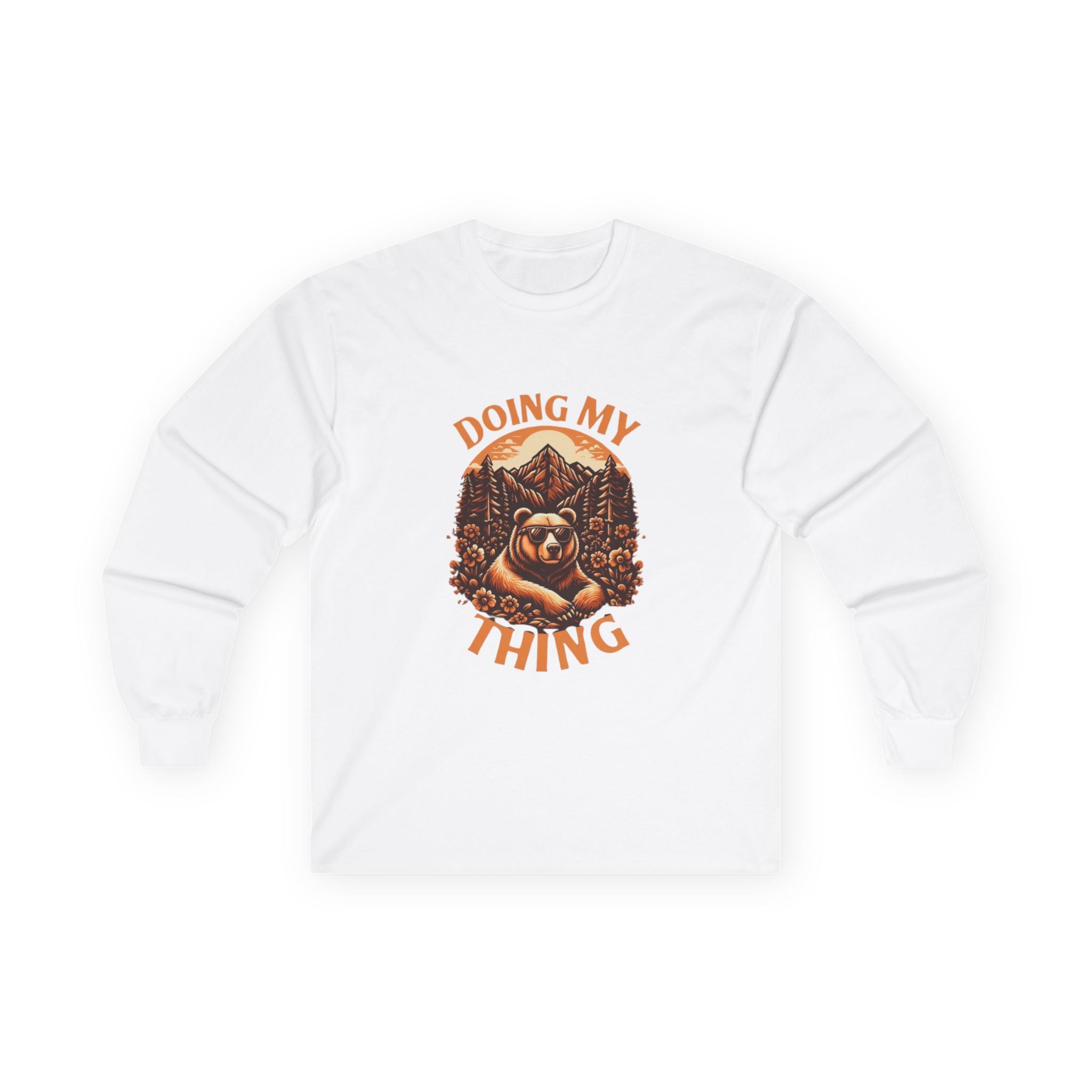 Doing My Thing Grizzly Long Sleeve Tee