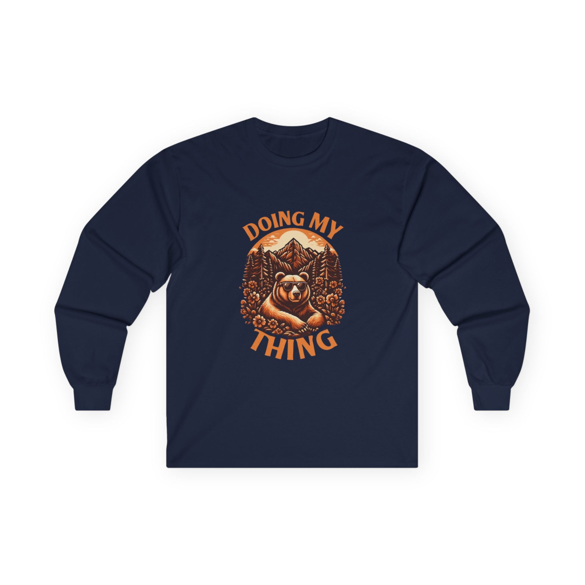 Doing My Thing Grizzly Long Sleeve Tee