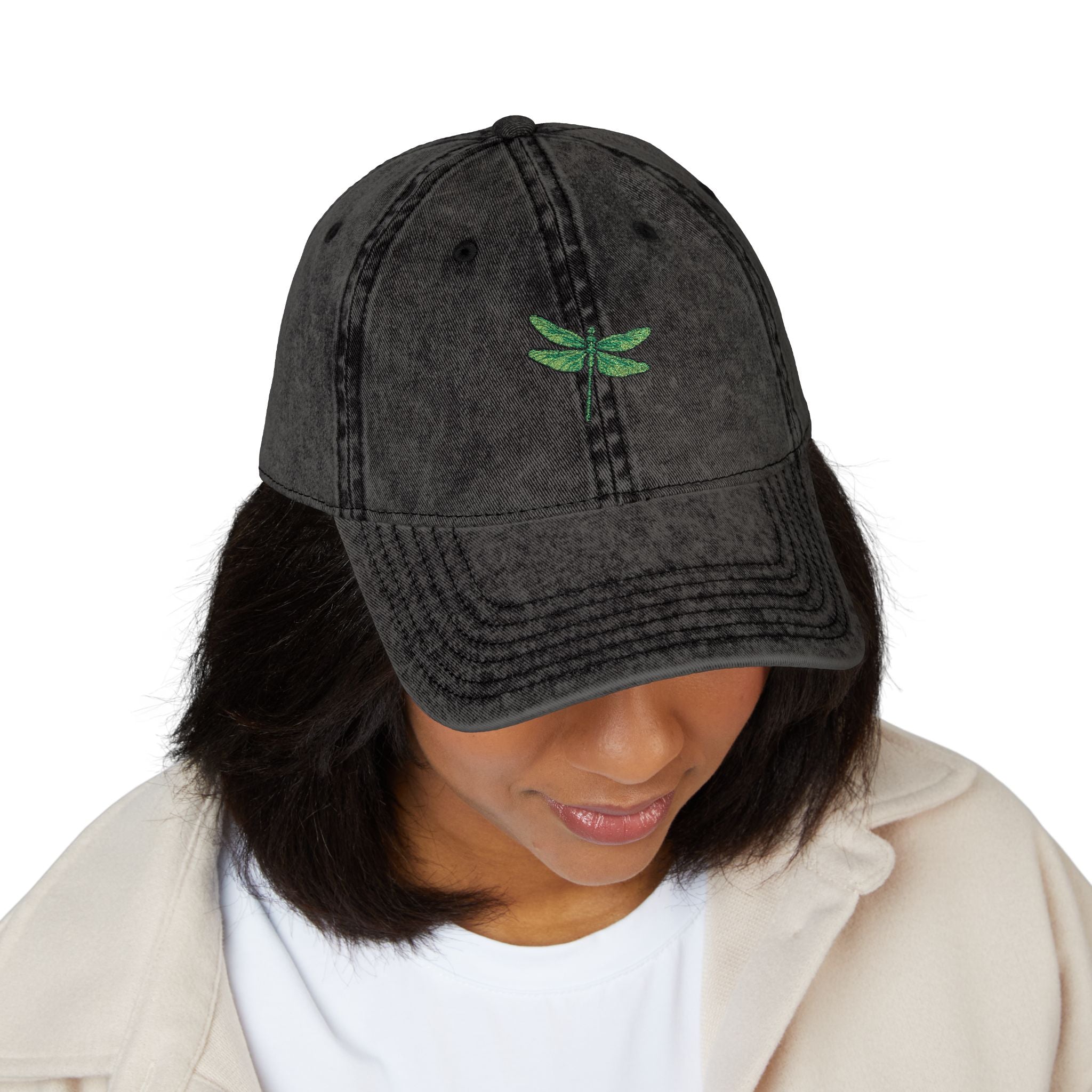 Dragonfly Embroidered Cap